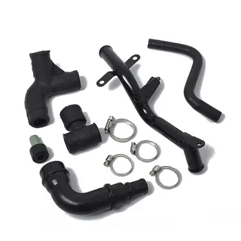 

LumiParty 6Pcs/set For Audi Volkswagen OE 06B103213G Crankcase Breather Hose Kit Ventilation Pipe crankcase ventilation hose r30