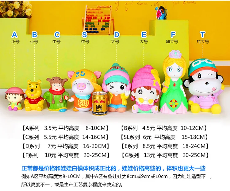 Торт ко дню рождения, кукла из гипса для детей 5-9 лет, сделай сам, банка для монет, валик, виниловый белый эмбрион, не плохой игрушка