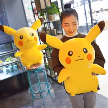 

30-60cm Cute Pikachu Plush Toys High Quality Stuffed Soft Cartoon Anime Dolls Lovely Pillow for Kids Children Birthday Gifts