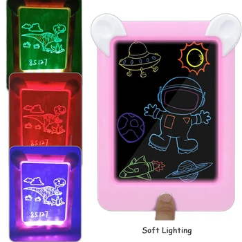 

3D Magic Drawing Pad for Children Electronic Glowing Drawing Board Toys Educational Drawing Board Educational Toy Gifts