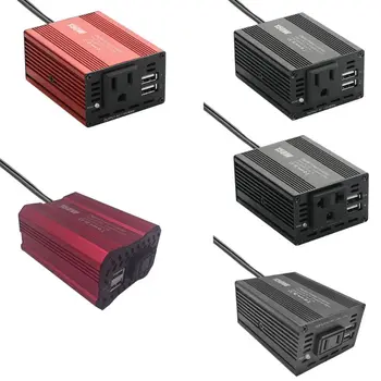 

150W Car Power Inverter Dual USB 3.1A 12V to 110V Cars Charger Adapter Q84E