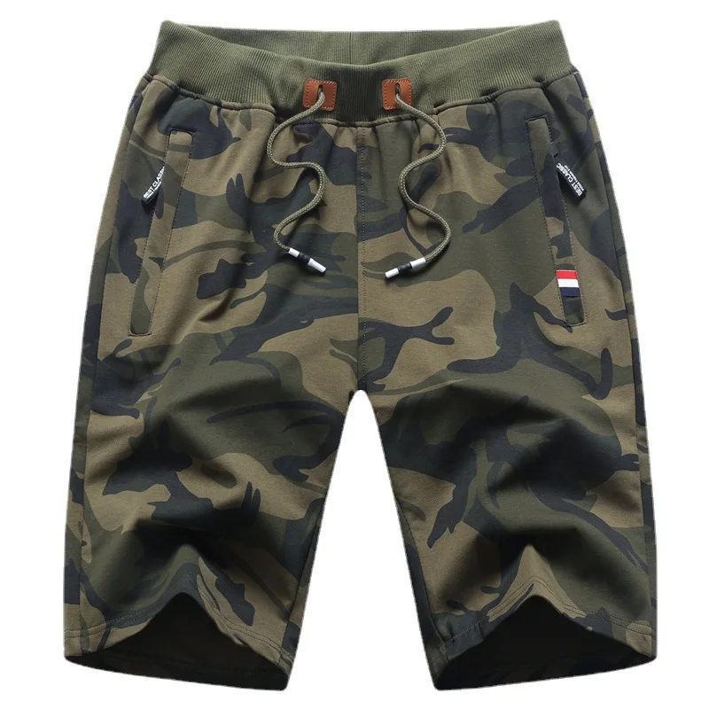 Men's Summer Beach Shorts 2024 Cotton Casual Bermudas Camouflage Men Boardshorts Homme Classic Brand Clothing Camo Shorts Male