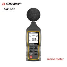 SNDWAY ручной измеритель шума децибел метр, аудио детектор, высокая точность децибел метр, измерение шума