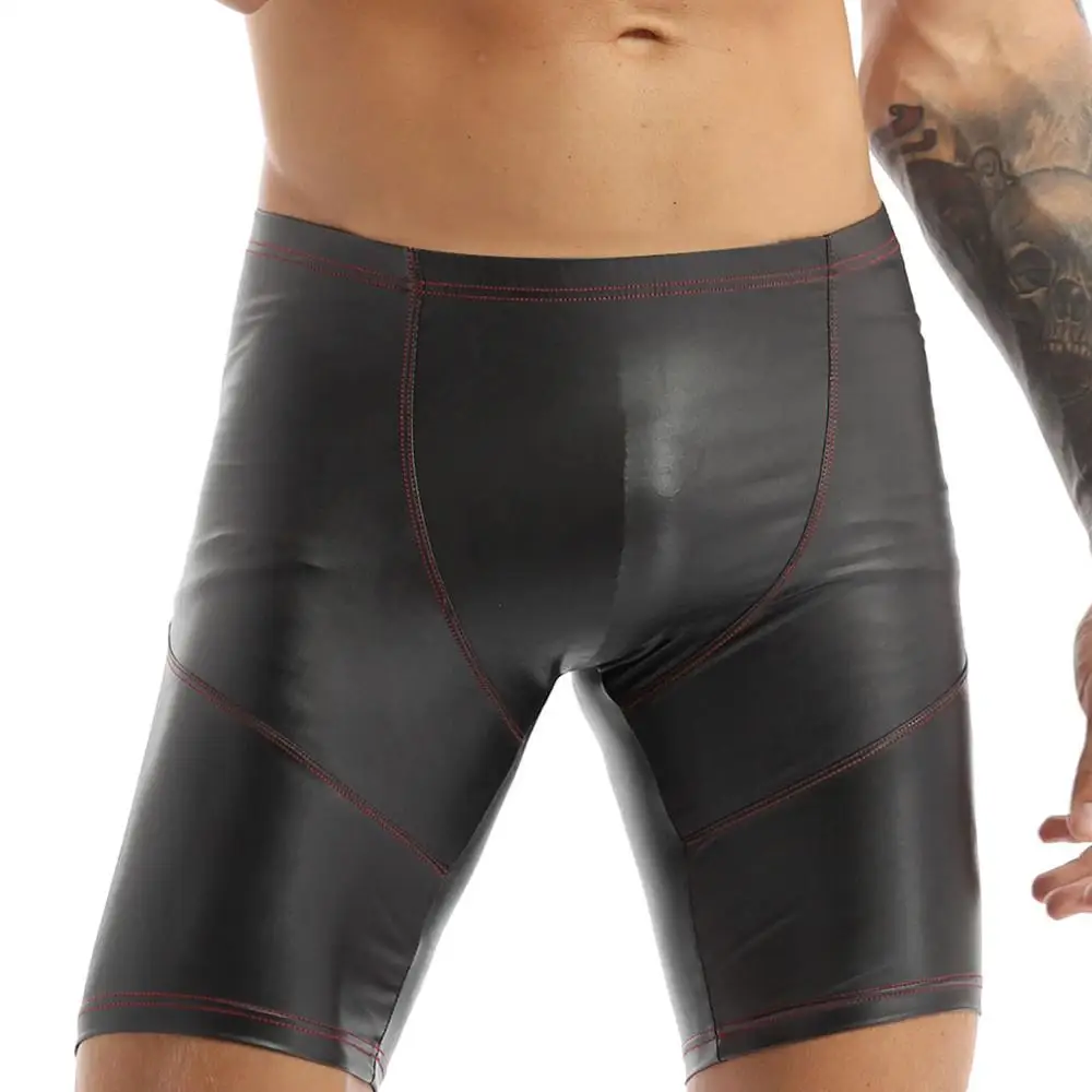 Sexy Mens Lingerie Latex Compression 
