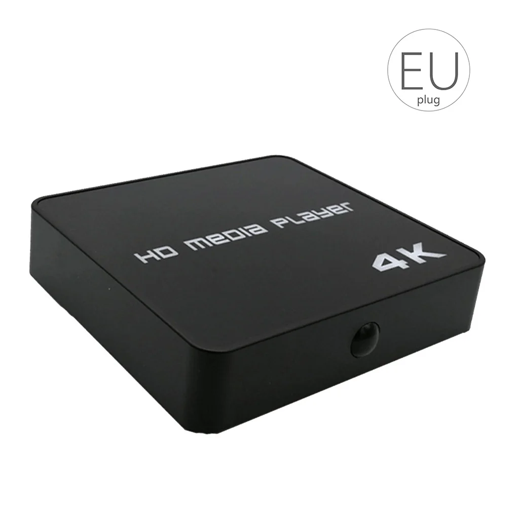 EU Plug 4K HD медиаплеер 1080P USB Видео Мультимедиа цифровые вывески рекламные плеер коробка автоматическое воспроизведение медиаплеер EU/US/UK/AU Plug - Цвет: EU Plug