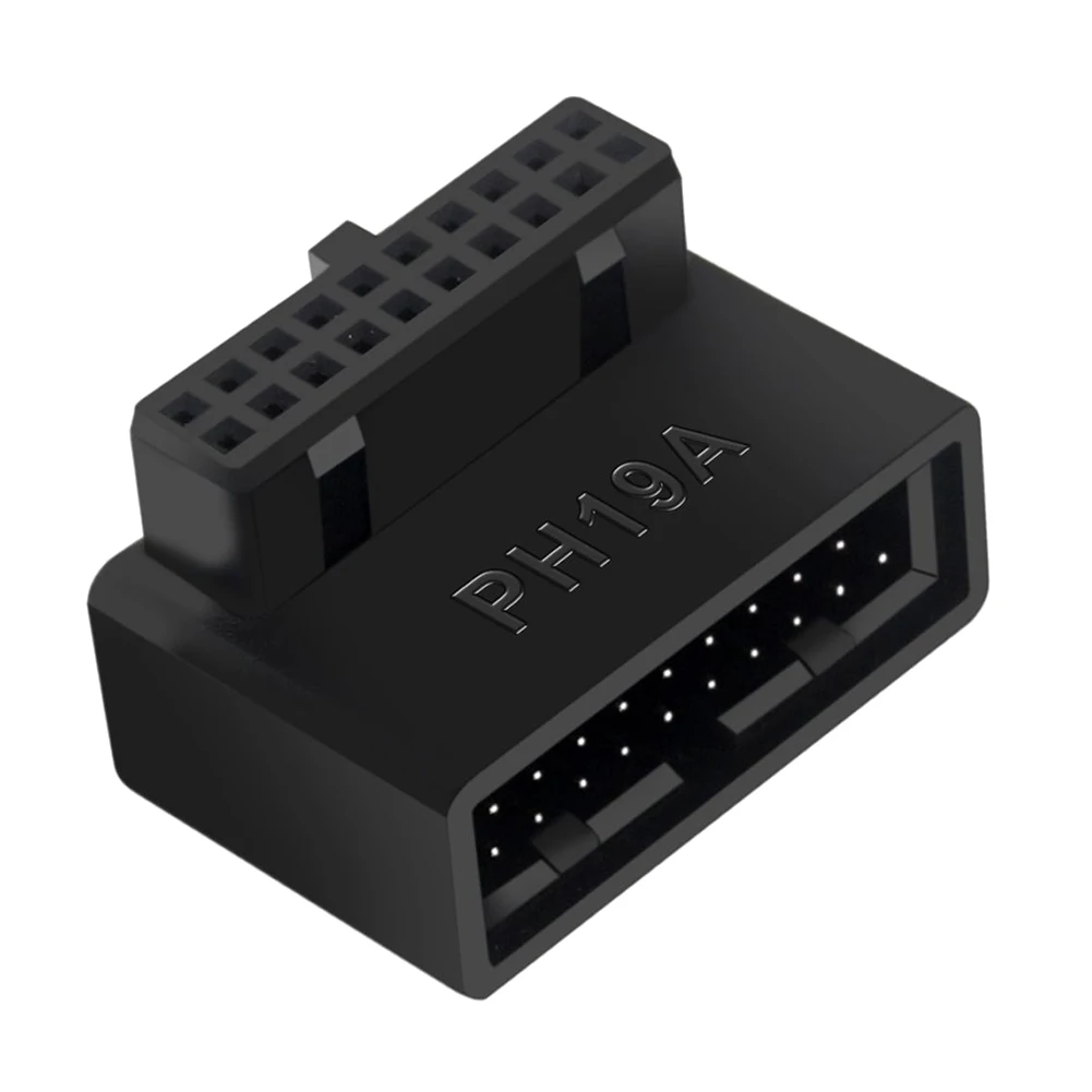 Computer Motherboard Header Adapter USB 3.0 19P/20P 90 Degree Desktop Converter Desktop Computer Accessories usb hub adapter usb adapter usb adapter cable conversion cable adapter usb cable adapter usb extension adapter type to usb adapter