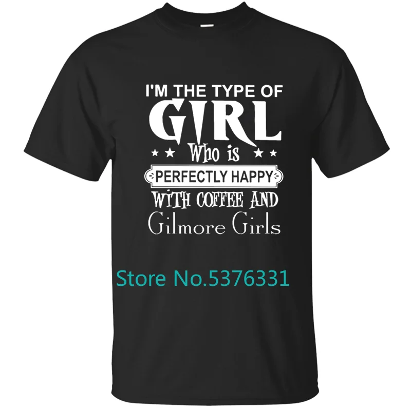 

Streetwear I'm The Type Of Girl Who Is Perfectly Happy With T-Shirt Men's T Shirt Mens Tee Shirt Printing Hiphop Summer