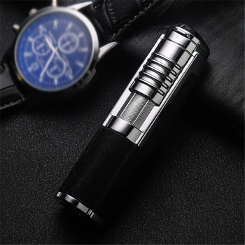 

HONEST Outdoor Butane Free Fire Torch Turbo Lighter Spray Gun Jet Kitchen Lighter Gas Cigarette 1300 C Windproof Cigar Lighter