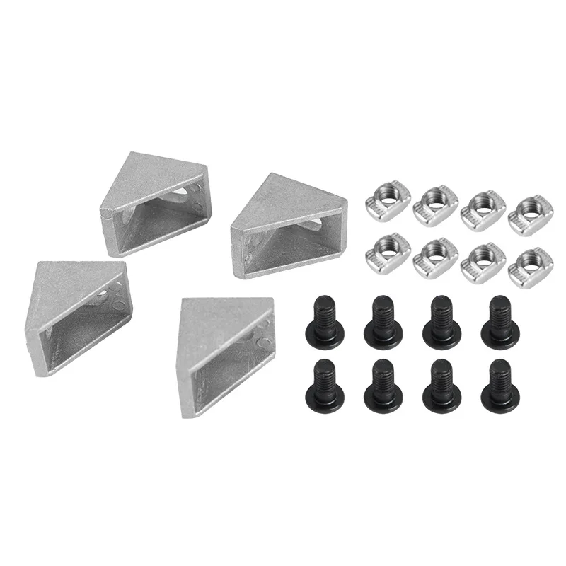 3d принтер Cnc профиль тройной угловой кронштейн лодка прокладка гайка плоская головка винт комплект для Cr-10