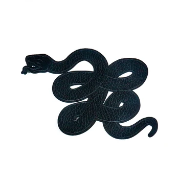 

Animals Large Snake Embroidered Patch Iron On Patches For Clothing Stickers Applique Handcraft DIY Apparel Sewing Accessories