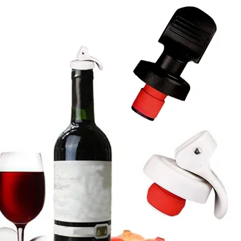 

Vacuum Sealed Wine Bottle Stopper Champagne Saver Pressure Sealer Preserver Multicolor Plastic Wine Bottle Stopper