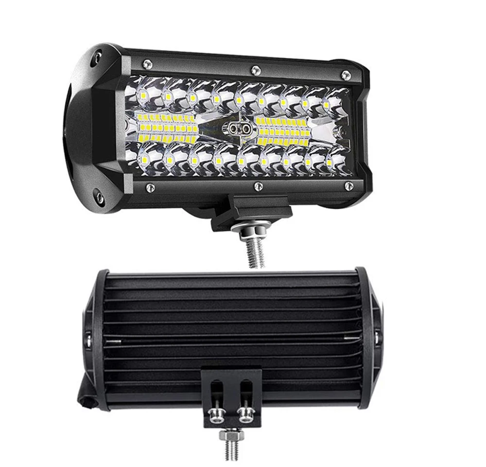 Haofy LED Light Bar 70W LED Pods LED Driving Fog Light 7200 Lumens Spotlight IP68 Waterproof LED Work Light Bar for Off-road Truck Car ATV SUV Jeep Boat Light（2 Pack） 