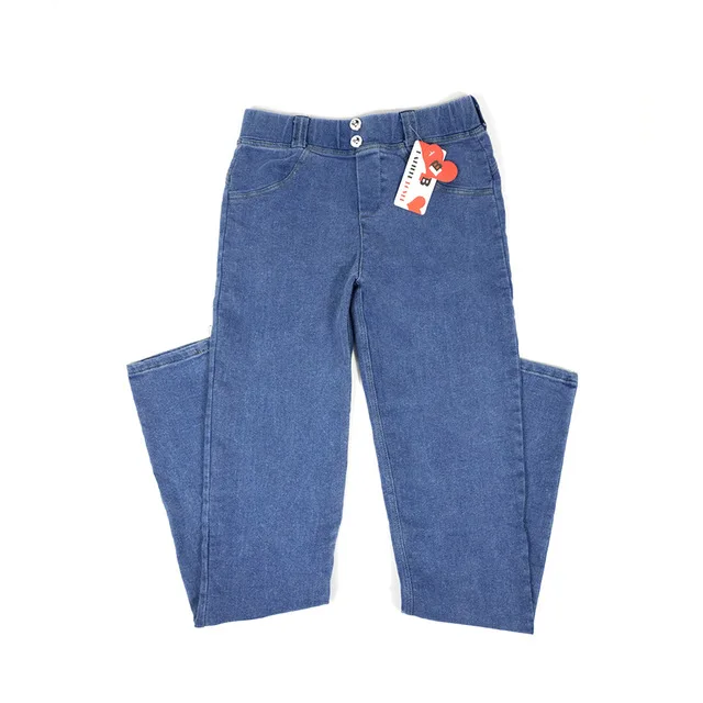 Light Blue Модные летние осенние джинсовые облегающие гимнастические Джинсы женские облегающие медовый персик бедра эластичный пояс Джинсы сексуальные обтягивающие джинсовые брюки - Цвет: Light Blue
