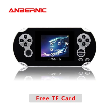 ANBERNIC-videoconsolas PMP IV, juegos Retro, consola de juegos portátil, tarjeta TF gratis