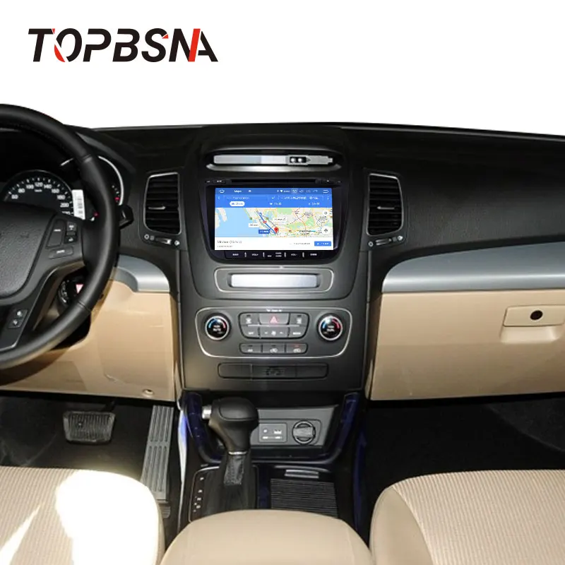 Clearance TOPBSNA Android 9.0 Car DVD multimedia Player for kia Sorento 2013 2014 2015 2 Din Car Radio Multimedia WIFI Stereo Headunit RDS 5