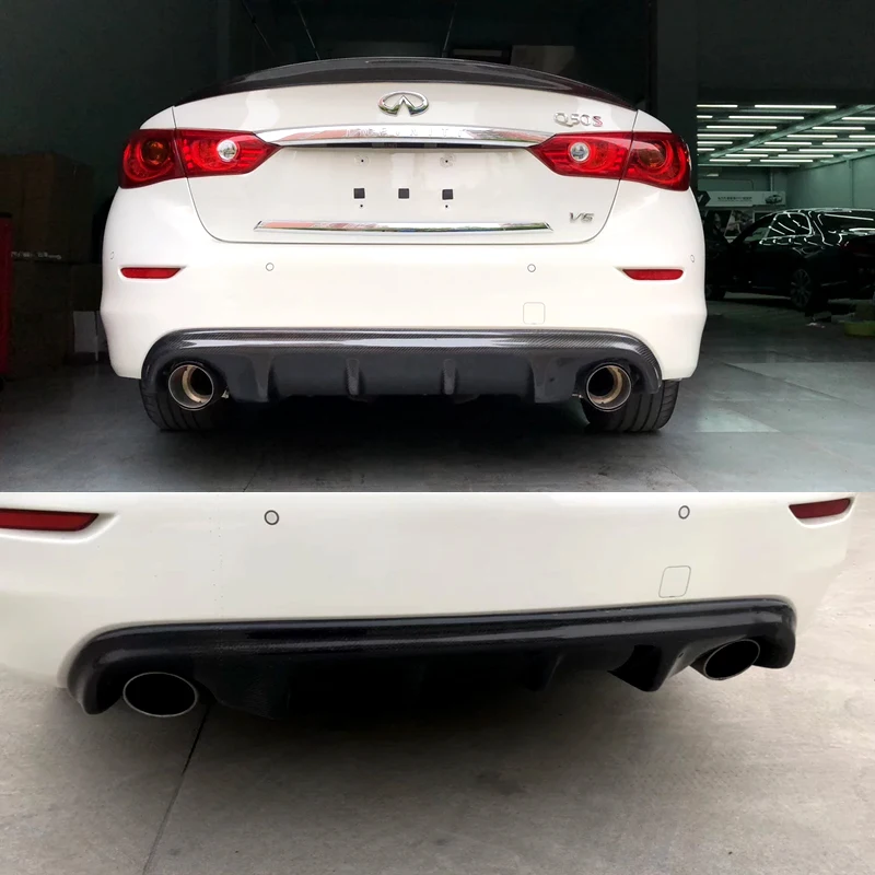 Задний спойлер для Infiniti Q50 Q50L Q50S 2014 2015 2016 высококачественный диффузор из