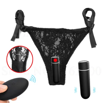 Powerful 9 Speeds Wireless Vibrator Lace Underwear Panty Sex Toys For Women Clitoral Stimulator Invisible Vibrating Bullet Egg 1