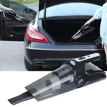 

Portable Car Vacuum Cleaner 12V Handheld Wet Dry Dual-Use Dust Catcher with Light Air Pump Robot Cleaner Cleaning Tools