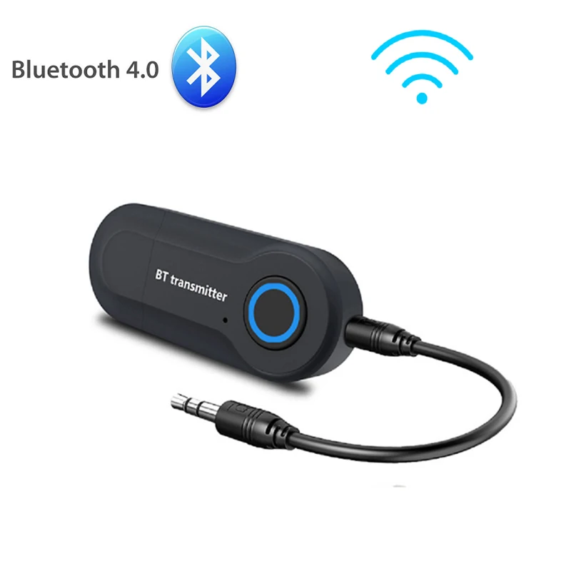 Беспроводной Bluetooth 4,0 передатчик аудио RCA до 3,5 мм AUX USB адаптер концентратор для мобильного телефона ПК ТВ наушники Автомобильная Музыка