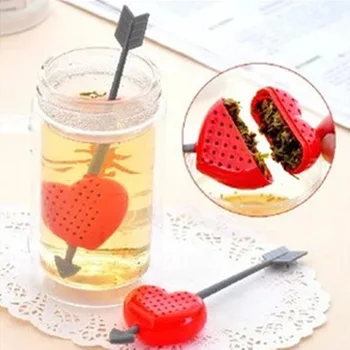 

Creative home Korean plastic love teaspoon tea maker