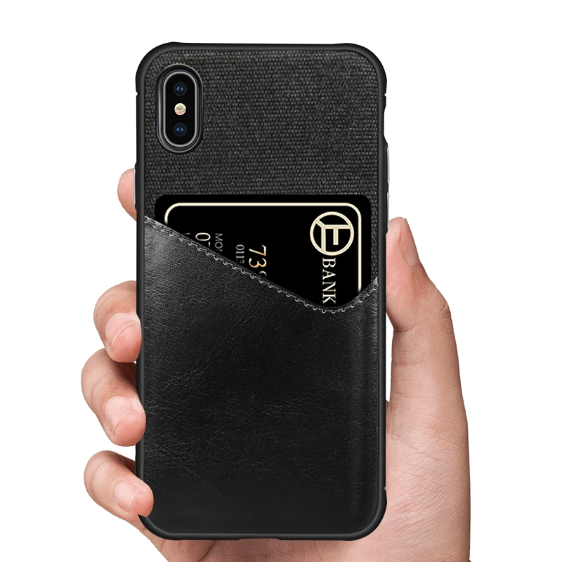 Роскошный чехол для iPhone 11 pro max X XR XS Max 6 7 8 Plus из ткани и искусственной кожи с