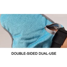 Новые массажные купальные перчатки для домашних животных, двухсторонние массажные перчатки для кошек и собак WSH99