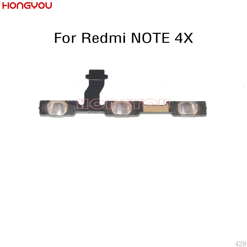 10 шт./лот для кнопки питания Xiaomi Redmi NOTE 4X ВКЛ./ВЫКЛ. Громкость вверх/вниз Кнопка