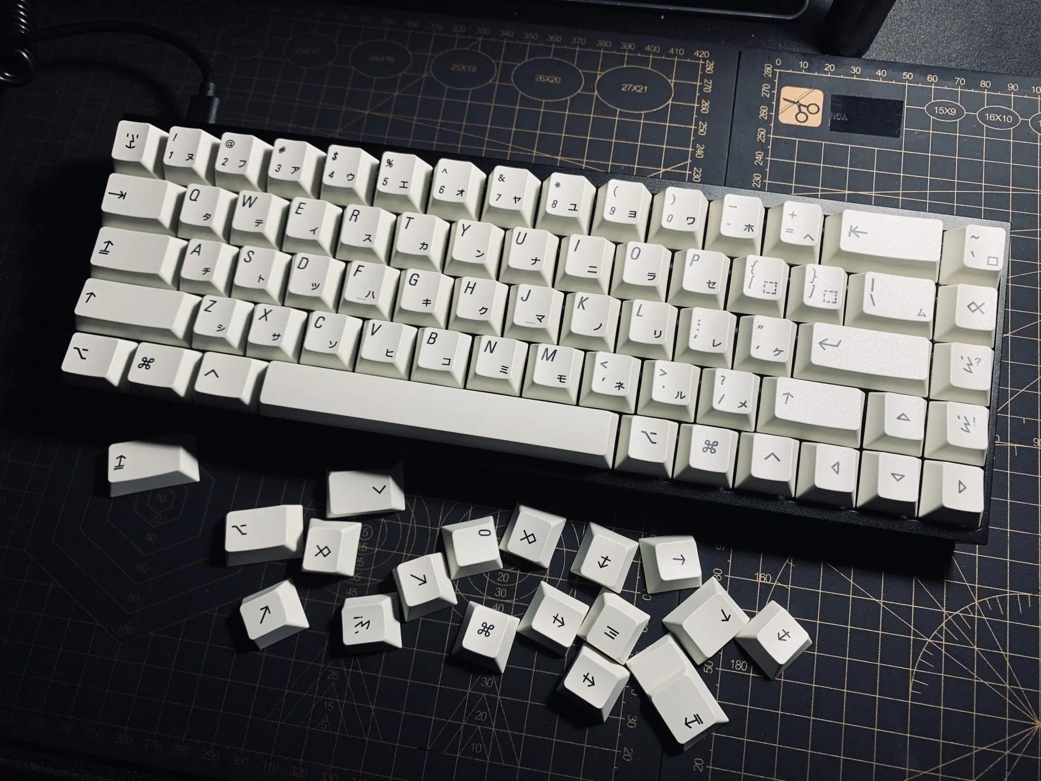 Keebox Shenpo Dye Sub Pbt 2048 Japonês Sub Cereja Perfil Keycaps 132 Teclas para Teclado Mecânico - Imagem 3