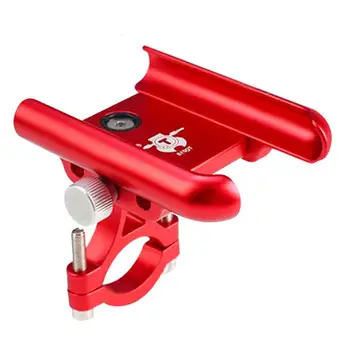

Motorcycle Phone Holder Cnc Aluminum Alloy Handlebar / Rear Mirror Mounting Car Navigation Mobile Phone Holder