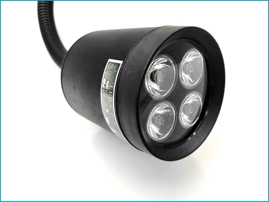 HNTD 4W LED Soft Rod Light 24V 220V Waterproof  IP66 CNC Machine work lighting TD03 LED Spotlights Hot sale Free shipping  9