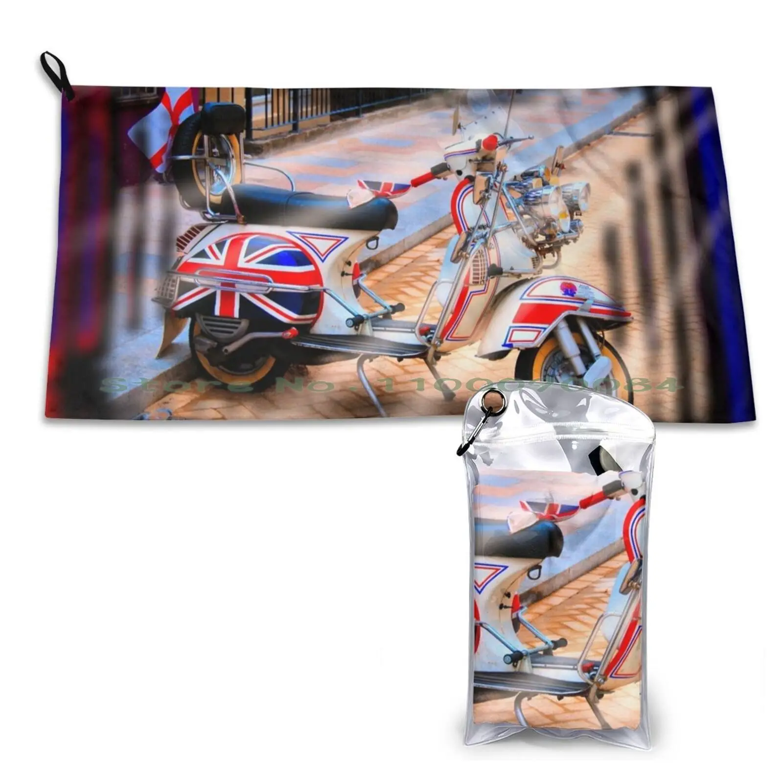 Scooter Quick Dry Asciugamano Palestra Sport Bagno Portatile Ngasem San Andrea Vice City Liberty City Vercetty Franklin Mickey Cj Carl