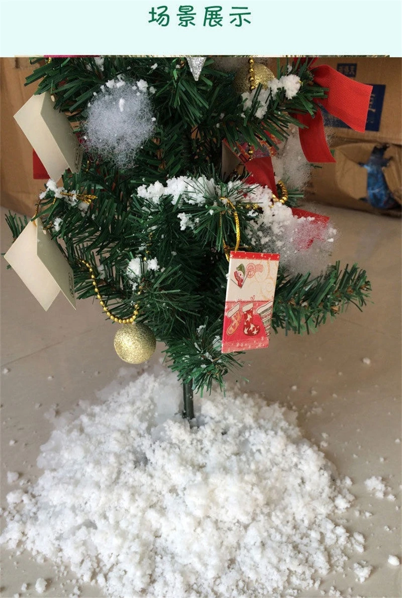 Волшебный Снежный порошок быстрого приготовления искусственный снег с лопатой и затвердевающий порошок для рождественской зимней тематики вечерние украшения