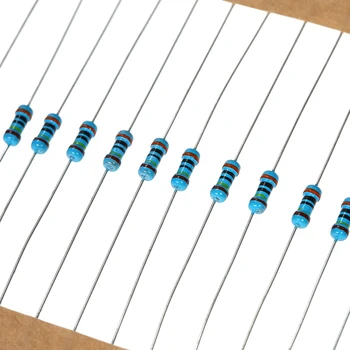 

New 2600pcs 130 Values 1/4W 1% Metal Film Resistors Assorted Pack Kit Set Lot Resistors Assortment Kits Fixed capacitors for di