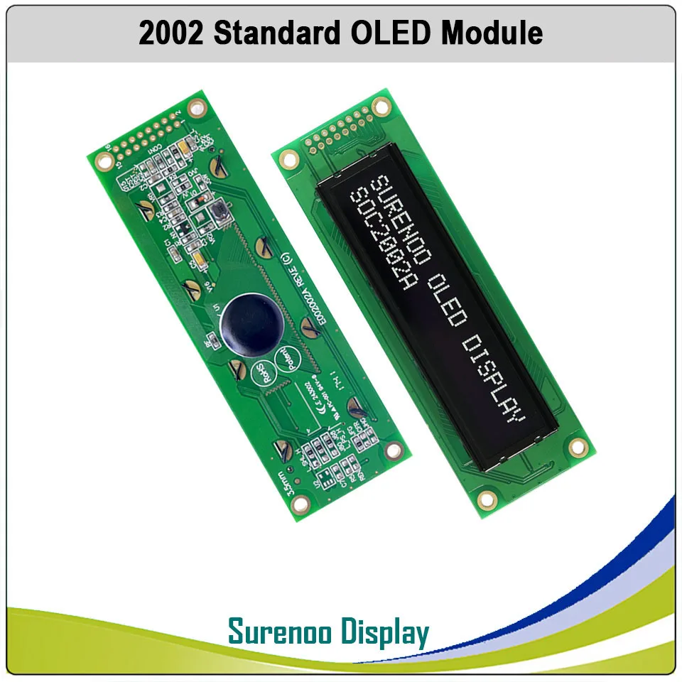 Оригинальный OLED дисплей 2002 параллельный совместимый 202 20*2 ЖК модуль LCM IIC I2C WS0010