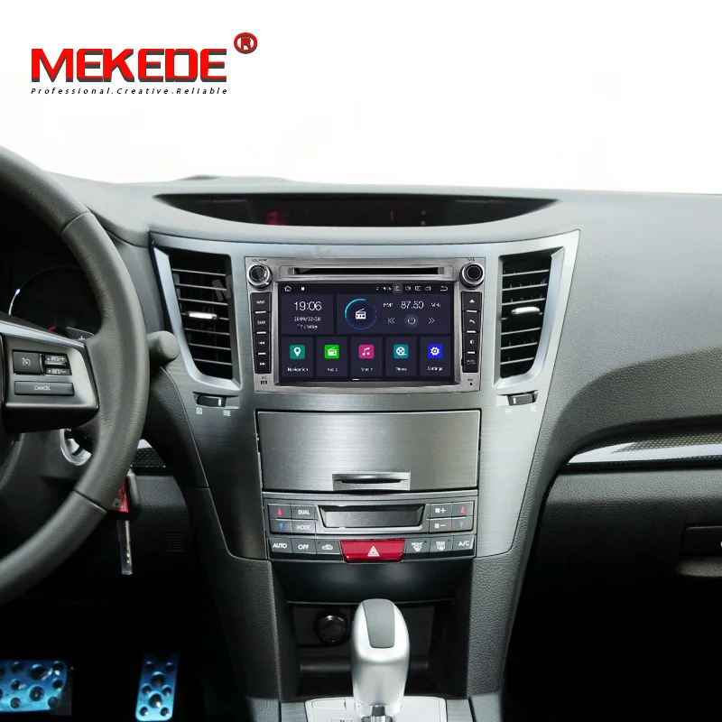 MEKEDE 4G+ 64G Android 9,0 автомобильный Радио dvd-плеер мультимедиа для SUBARU OUTBACK 2008-2013 BT wifi gps RDS Wi-Fi