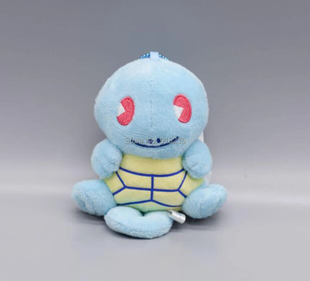 7 шт. милый Сквиртл Froakie Piplup Totodile Mudkip Popplio Oshawott 10 см Плюшевые Keychian кулон мягкие игрушки розничная торговля