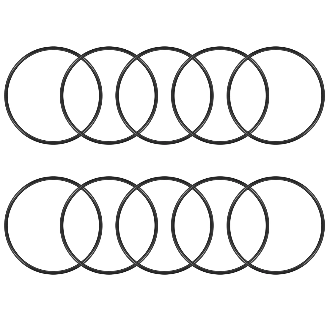 

uxcell O-Rings Nitrile Rubber 70.2mm x 75mm x 2.4mm Seal Rings Sealing Gasket 10pcs