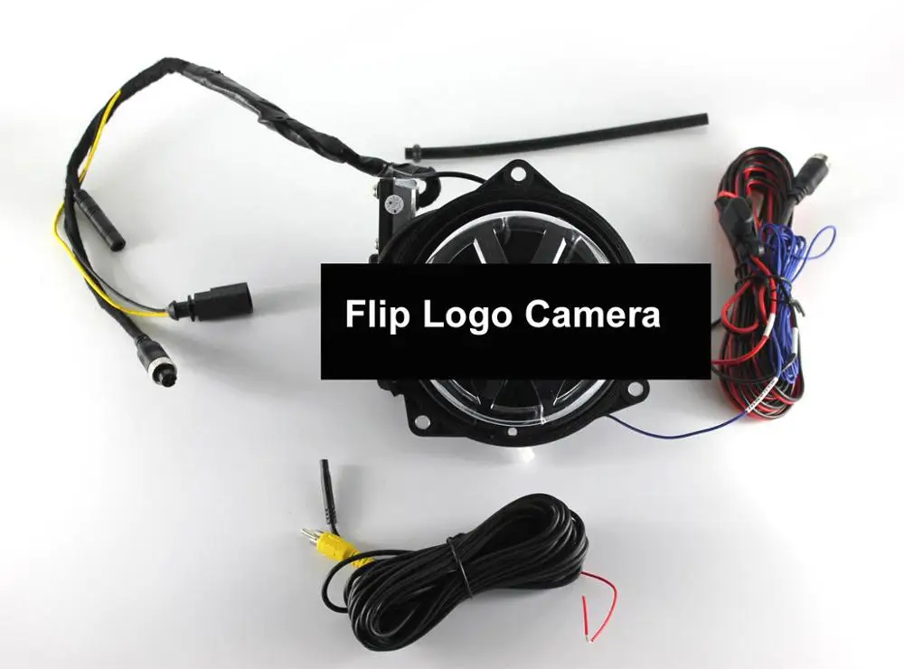 Car Flip Logo Reverse Camera for Volkswagen VW