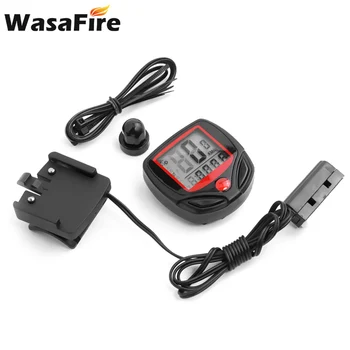 

Waterproof Bicycle Odometer Speedometer LCD Digital Display Cycling Stopwatch velocimetro bicicleta Built-in Battery