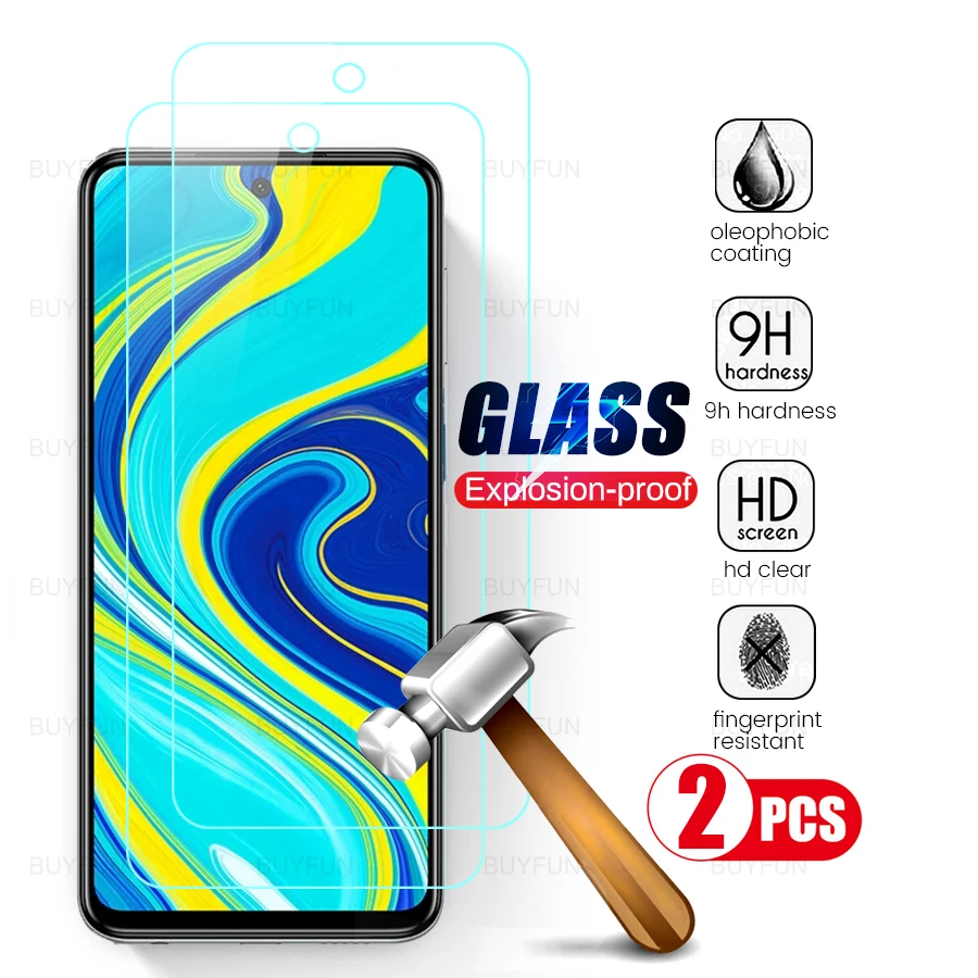 Red mi note 9 pro стекло 2 шт. Защитная пленка с полным покрытием экрана протектор из