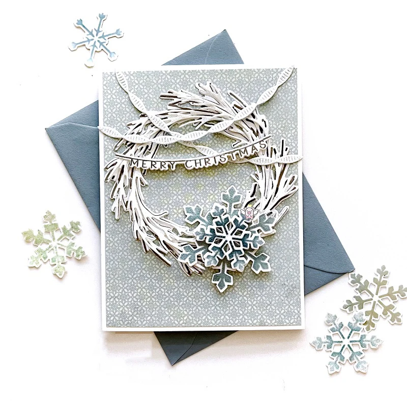 Mmao Handwerk Metall Stahl Schneiden Stirbt Rustikalen kranz curio herbst Schablone Für DIY Scrapbooking Papier/foto Karten Präge Stirbt – Detail 2