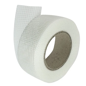 

Self-adhesive white fiberglass mesh tape for cracks holes