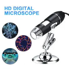 Microscope numérique à caméra électronique Portable 1600X USB, pour le soudage, loupe portative à LED pour la réparation de téléphones portables 