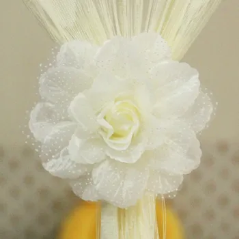 

Flowers Curtain Clip Curtain Tieback Living Room Bedroom Home Curtain Holder Tie Backs Home decor