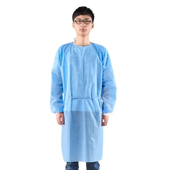 

Disposable Isolation Gown Protective Coverall Breathable Surgical Isolation Gown Dustproof Medical Protective Clothing Suit