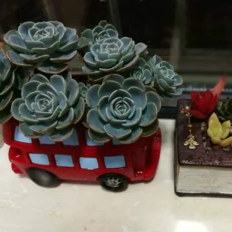 Zakka Creative Flowerpot Retro Cars Colorful Planter Resin Garden Succulent Plants Bonsai Flower Pot Decoration indoor macetas (1)