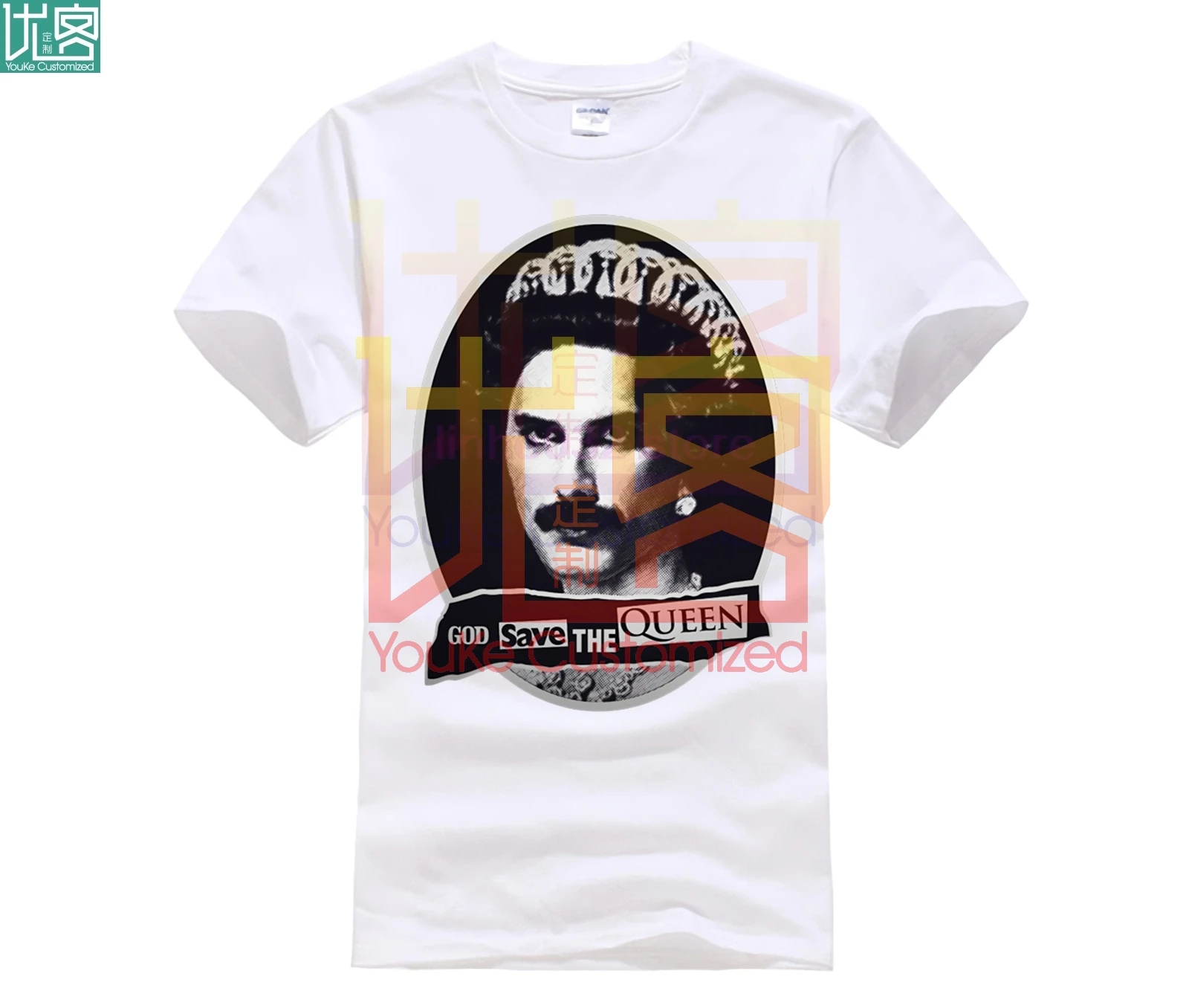 Freddie Mercury - God Save The Queen футболка M58 ЛГБТ |
