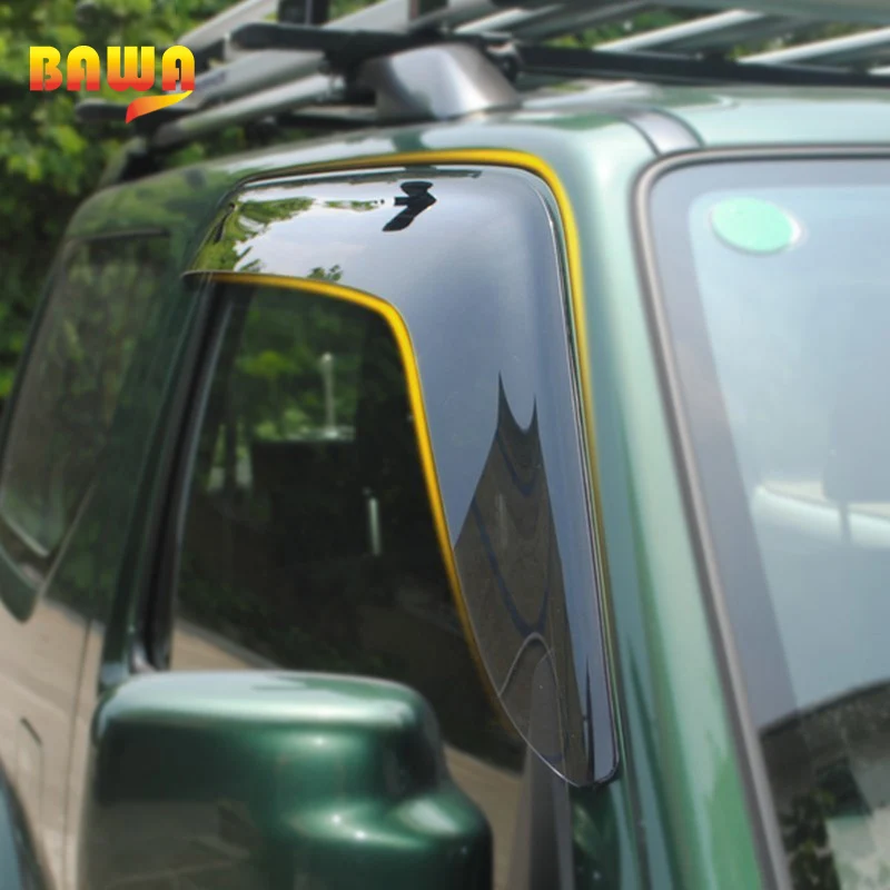 BAWA навесы укрытия для Suzuki Jimny 2007- автомобильные погодные щитки оконные дефлекторы козырек для Suzuki аксессуары для Jimny
