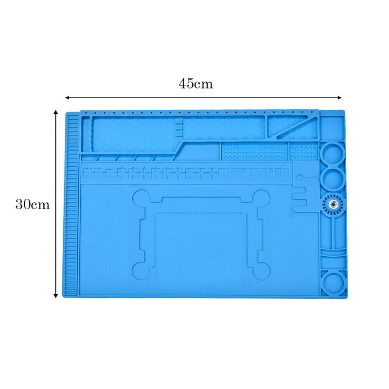 30x45 см термостойкая паяльная станция Bga Антистатическая силиконовая ремонтная изоляционная прокладка для обслуживания платформы