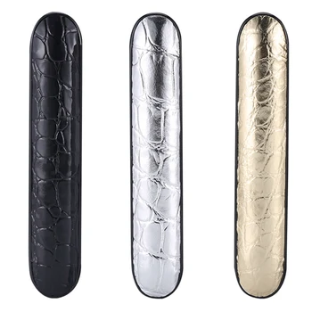 

Side Cover Crocodile Grain Leather Case For IQOS 3.0 Replaceable Magnetic Plating Caps Outer Cases